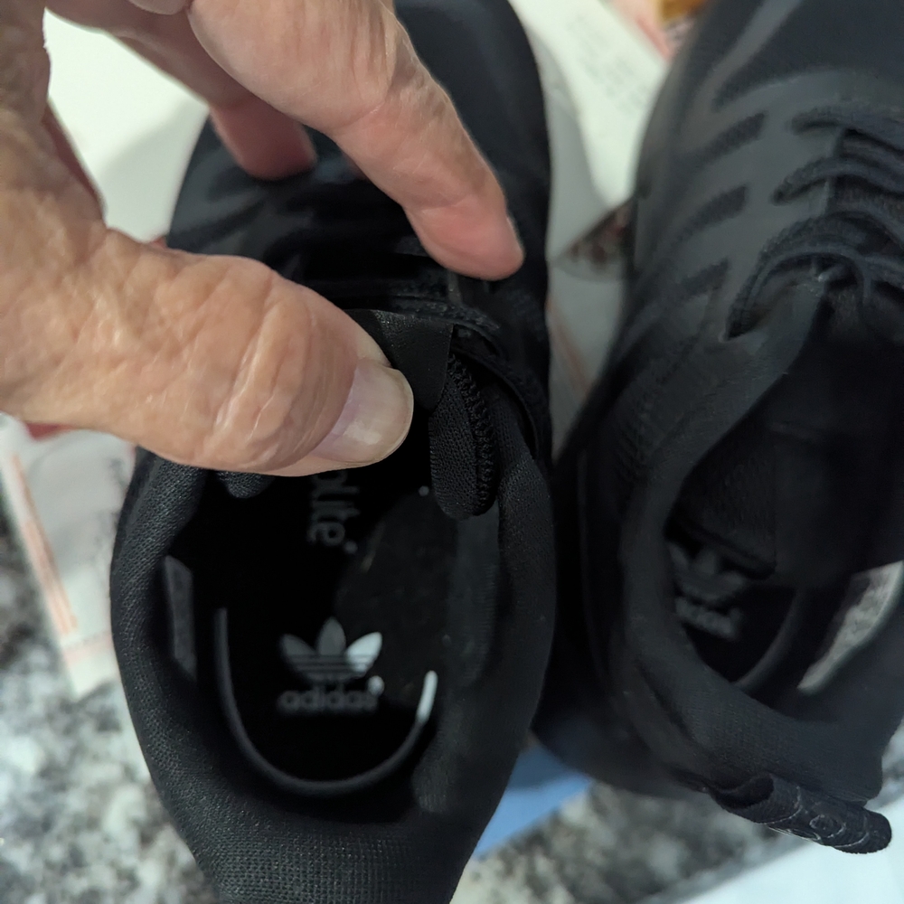 Adidas Triple Black Athletic Shoes